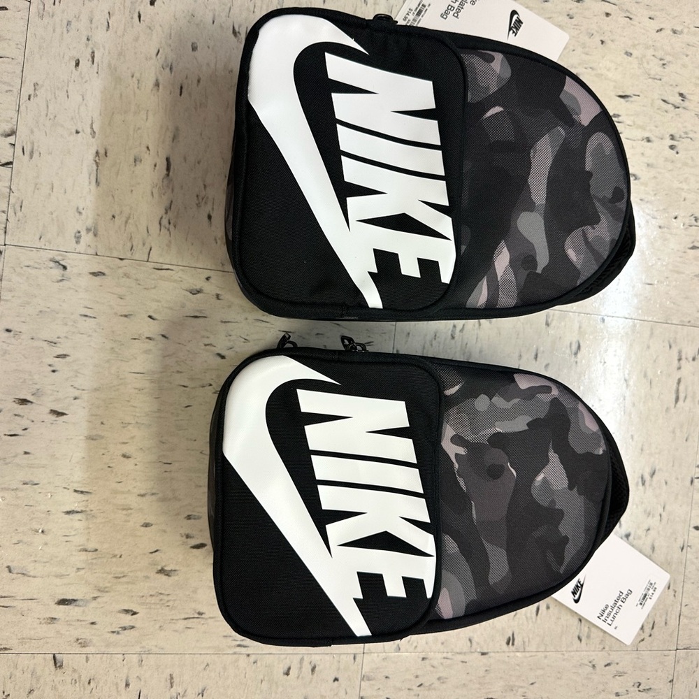 Nike Black and Gray Backpack Versatile and Durable